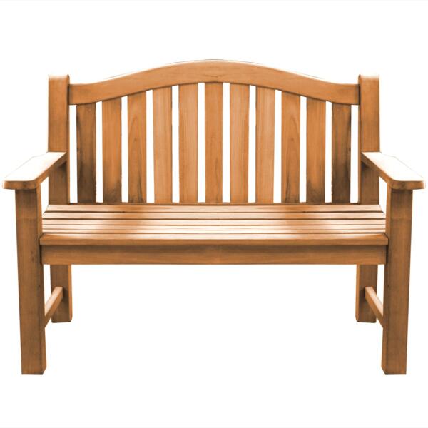 Gartenbank Catania Teak Massivholz Creme 180 cm Bild 5