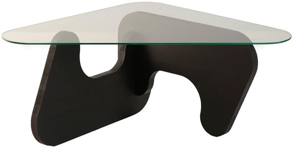 Modern Coffee Table, Anthracite, 94 x 38 x 72 cm | 100% Tempered Glass & Solid Pine Wood Frame | Stylish & Functional for Living Spaces