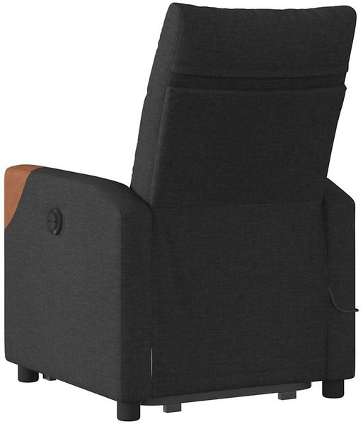 vidaXL Massagesessel mit Aufstehhilfe Schwarz Stoff 3324016 Bild 7