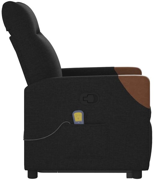 vidaXL Massagesessel mit Aufstehhilfe Schwarz Stoff 3324016 Bild 6
