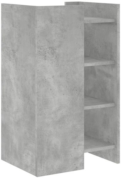 vidaXL Sideboard Betongrau 45x35x75 cm Holzwerkstoff 848384 Bild 6