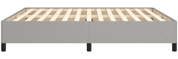 Bettgestell Hellgrau 180×200 cm Stoff [347082] Bild 6