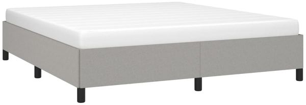 Bettgestell Hellgrau 180×200 cm Stoff [347082] Bild 3