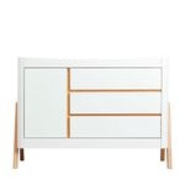 Gaia Baby Hera Wickelkommode Scandi White/Natural