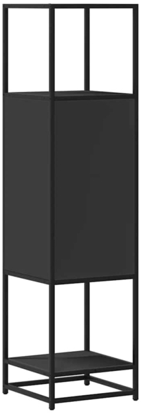 vidaXL Highboard Schwarz 35,5x35x139 cm Holzwerkstoff und Metall 849034 Bild 6