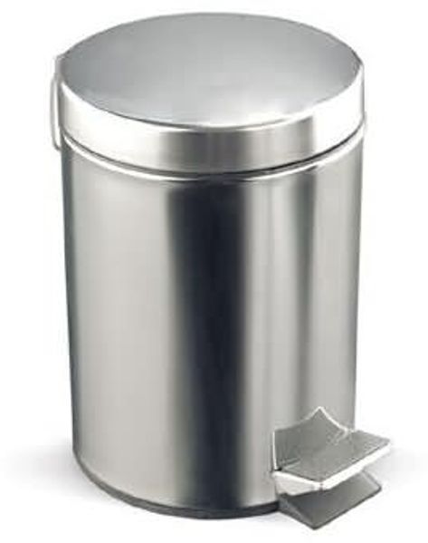Rocada Tret-Abfalleimer Glanzstahl silber 12 Liter