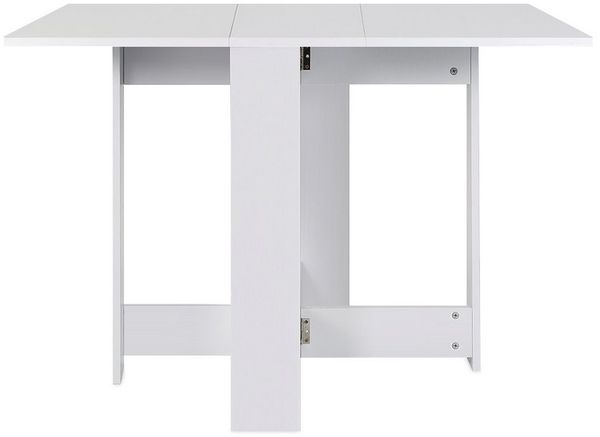 JEOBEST Esstisch Esszimmertische, Küchentisch, Arbeitstisch, Klappbar für 2-4 Personen, (1 Tisch), Weiß 103 x 76 x 73.5 cm