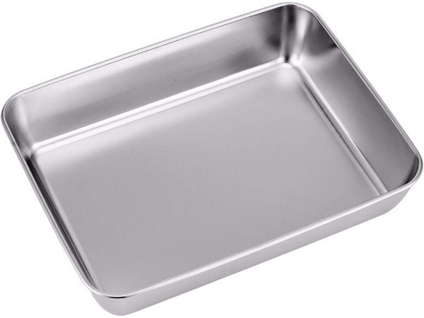 Edelstahl-Backblech Keksblech Gelee-Rollpfanne Grillpfanne