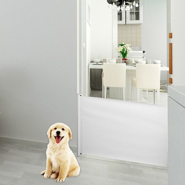 Treppenschutzgitter Grau Ausziehbar Absperrgitter Türschutzgitter Kind Baby Hund