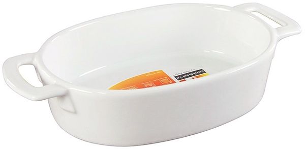 CreaTable Auflaufform oval 27 cm TRUE SCALE aus Steinzeug / Auflaufformen / Backofenform / Ofenform