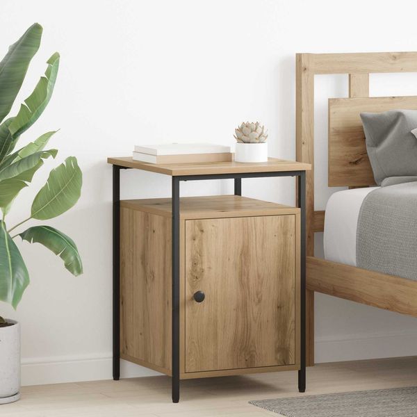 vidaXL Nachttisch Artisan-Eiche 40 x 42 x 60cm Holzwerkstoff 881808