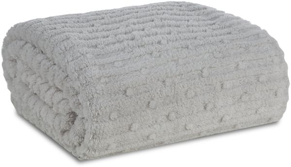 Wohndecke Kuscheldecke Gemusterte Sofadecke Tagesdecke Couchdecke Decke LISA silber 170X210 cm silber