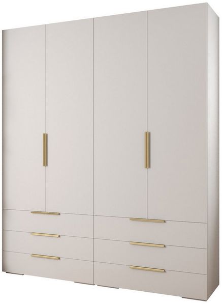 ABIKS MÖBEL Kompaktgarderobe INOVA 1 SATZ 16 Möbelset, Garderobe mit Kleiderstange und Regalen