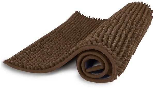 Bestlivings Badematte Chenille 60x90 cm, Höhe 20 mm, rutschhemmend beschichtet, saugstark, extra weich, schnell trocknend, Polyester, Rechteckig, XXL Badezimmerteppich - Badvorleger Duschvorleger