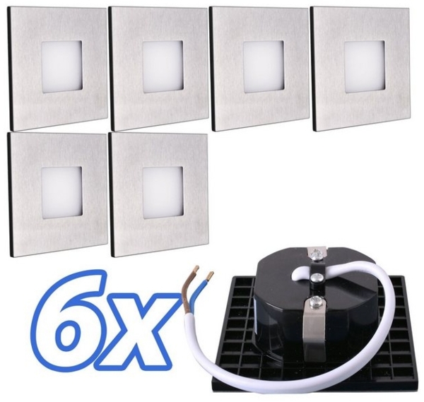 Maxkomfort LED Wandstrahler 6103, LED fest integriert, Warmweiß, 3000K, Treppenbeleuchtung Bild 4