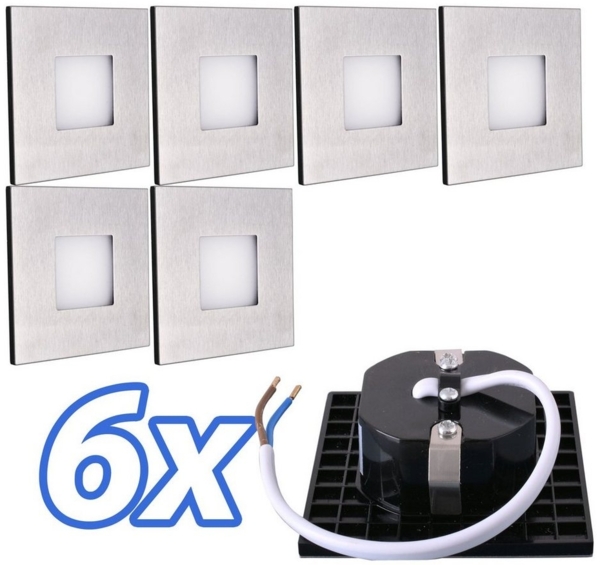 Maxkomfort LED Wandstrahler 6103, LED fest integriert, Warmweiß, 3000K, Treppenbeleuchtung Bild 5