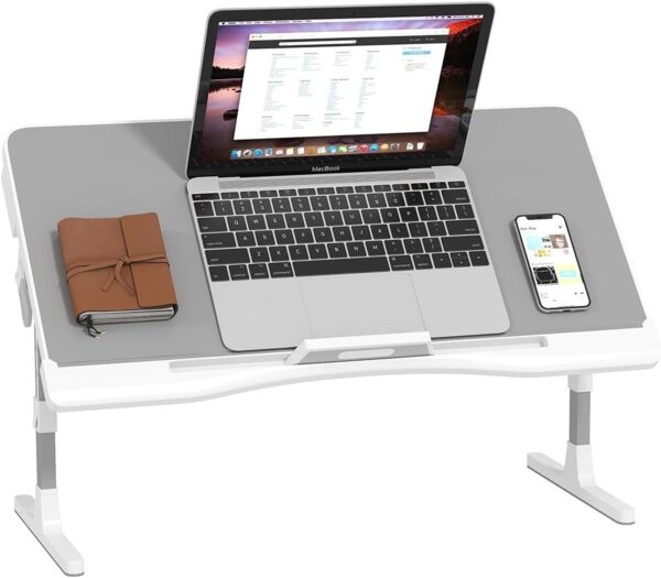 Youyijia Computertisch Laptoptisch Höhenverstellbar, Winkelverstellbar Betttisch