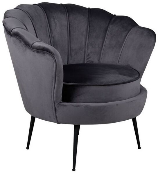 ebuy24 Relaxsessel Nice Sessel Velour grau.
