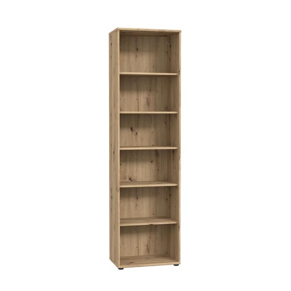 Regal >Tembi< in Artisan Eiche - 54x197,5x34,8cm (BxHxT) Bild 2