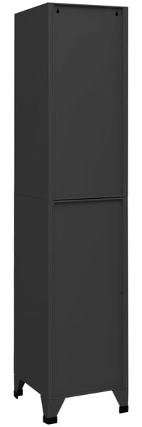 vidaXL Schließfachschrank Anthrazit 38 x 40 x 180 cm Stahl [339791] Bild 4