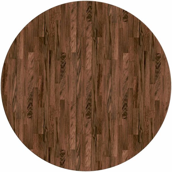vidaXL Tischplatte Hellbraun Ø 70 x 4 cm Massivholz Eiche 42016017 Bild 2