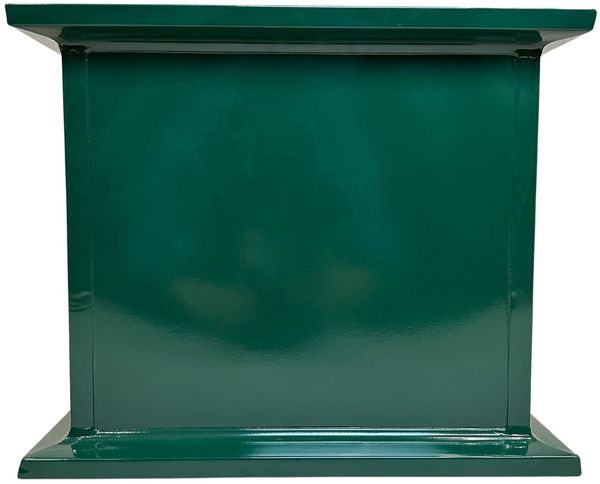 abc HOME Pflanzkübel Gummifüße, pulverbeschichtet, quadratisch, 4 Varianten
