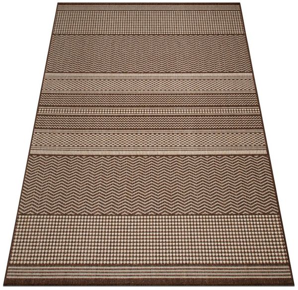 oKu-Tex Outdoorteppich PLUTUS In- & Outdoor Teppich, Flachgewebe, Sisaloptik, rechteckig, Höhe: 3 mm