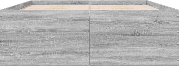 vidaXL Bettgestell Grau Sonoma 140x200 cm Holzwerkstoff 3280928 Bild 2