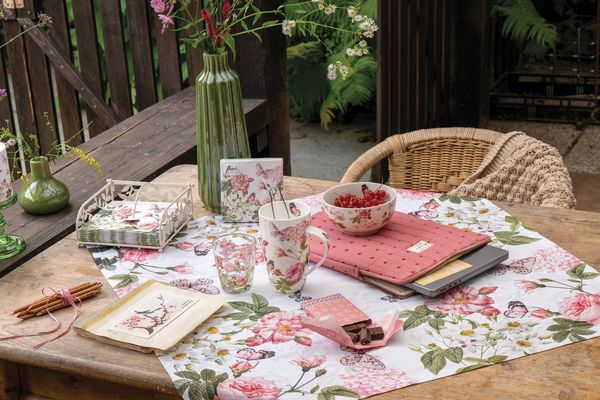 Ambiente® Geschirrtuch Amelia, (1-tlg, 1-teilig), Geschirrtücher ca. 50x70cm Baumwolle