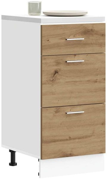 vidaXL Unterschrank Lyon Artisan-Eiche 40x46x81,5 cm Holzwerkstoff 854219