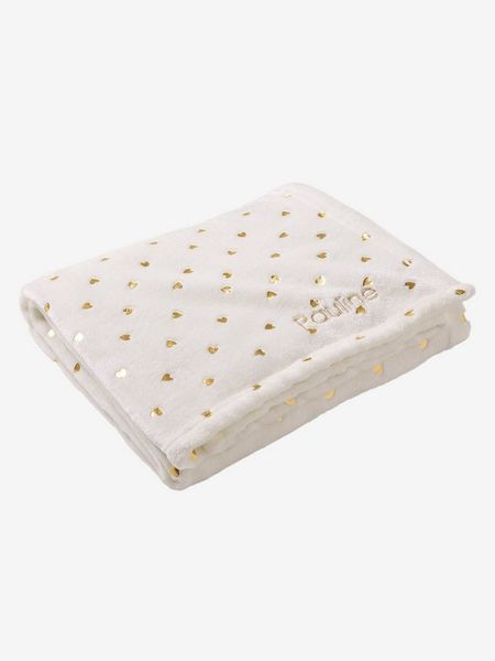 Babydecke Babydecke mit Goldherzen, vertbaudet