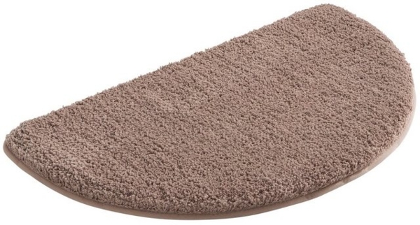 KiNZLER Badematte Chaozhou, Höhe 20 mm, rutschhemmend beschichtet, fußbodenheizungsgeeignet, Polyester, halbrund, Badteppich, Uni Farben, weich, als rechteckig, rund & Set erhältlich Bild 4