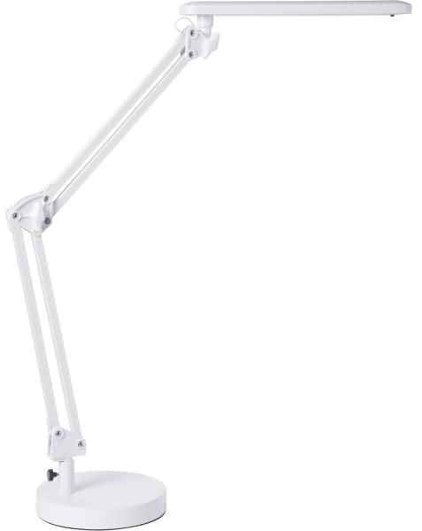 Alco LED-Schreibtischleuchte 963 mit Fuß weiß