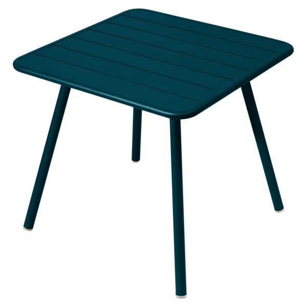 Luxembourg Tisch 80x80 4-Beine Acapulcoblau