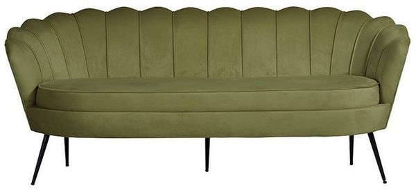 ebuy24 Sofa Nice Sofa 3 Personen velour grün.