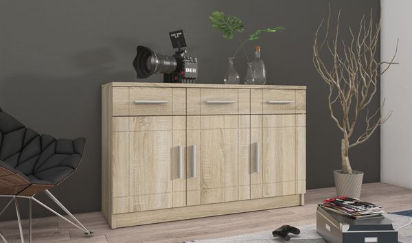 Sideboard PARIS 3F-3S Sonoma Eiche