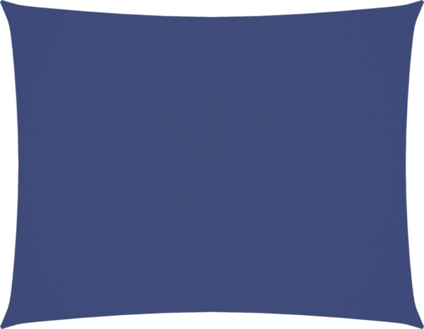 vidaXL Sonnensegel Oxford-Gewebe Rechteckig 3,5x4,5 m Blau 135544