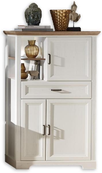 Highboard Stauraumelement JASMIN Pinie weiß Nachbildung