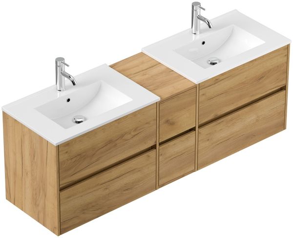 Badmöbelset Taifun 170cm eiche gold : Eiche Gold