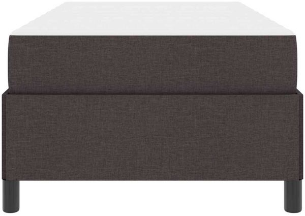 vidaXL Boxspringbett mit Matratze Dunkelbraun 90 x 190 cm Stoff 3398825 Bild 7