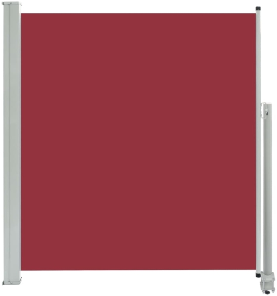 vidaXL Ausziehbare Seitenmarkise 140 x 300 cm Rot 48348