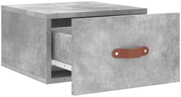 vidaXL Wand-Nachttisch Betongrau 35x35x20 cm 829780 Bild 4