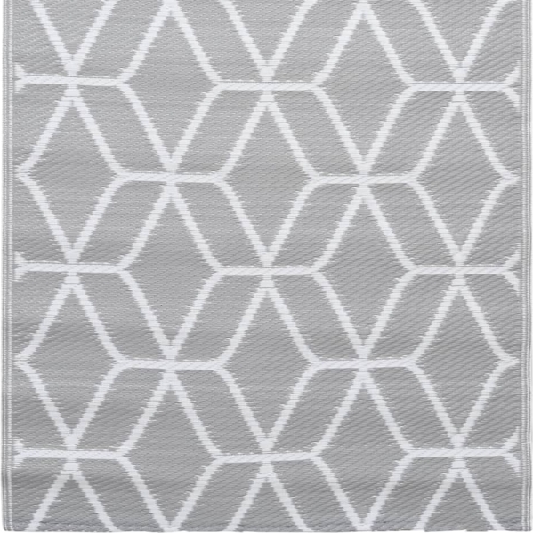 vidaXL Outdoor-Teppich ARAKIL Grau 190x290 cm PP 310423 Bild 5