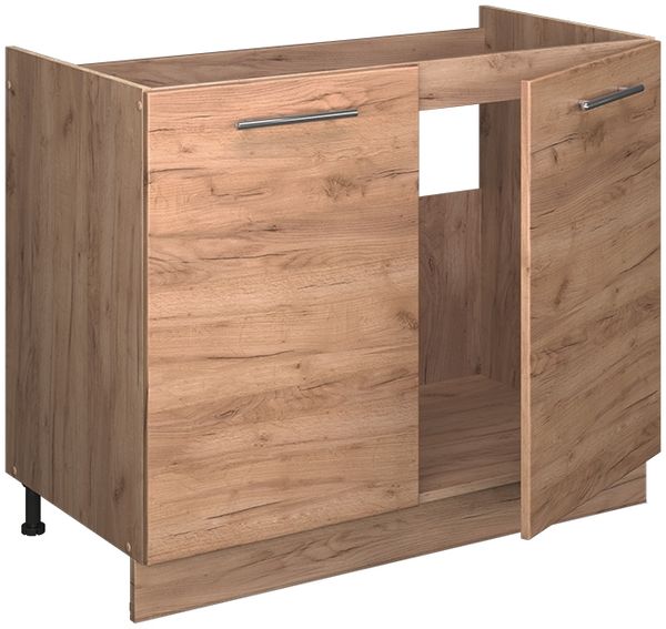 Spülenunterschrank Fame-Line Goldkraft Eiche/Goldkraft Eiche 100 cm, AP Eiche Vicco Bild 6