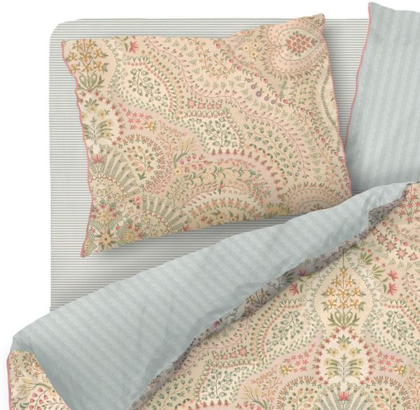 Pip Studio Bettwäsche Alfombra Sand Perkal 155 x 220 + 80 x 80 cm Bild 2