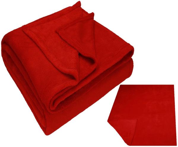 Wohndecke Kuscheldecke Fleecedecke Teddy XXL 150x200 cm, Betz, Sofadecke Decke Couch