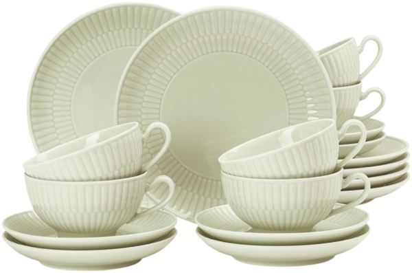 Seltmann Weiden Amina Teeservice 18-teilig Seladon