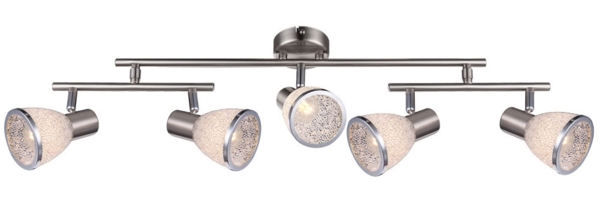 LED Deckenstrahler mit Acrylkugeln und Chromring RACHEL