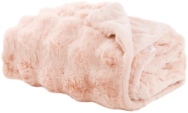 Wohndecke Kuscheldecke Kaninchen Warme Weiche Doppelseitig Decke Couch Bett Sofa, LMaxhome, (1St)750G/M² Cozy Kunstfell Überwurfdecke Schlafzimmer Büro Wohnzimmer