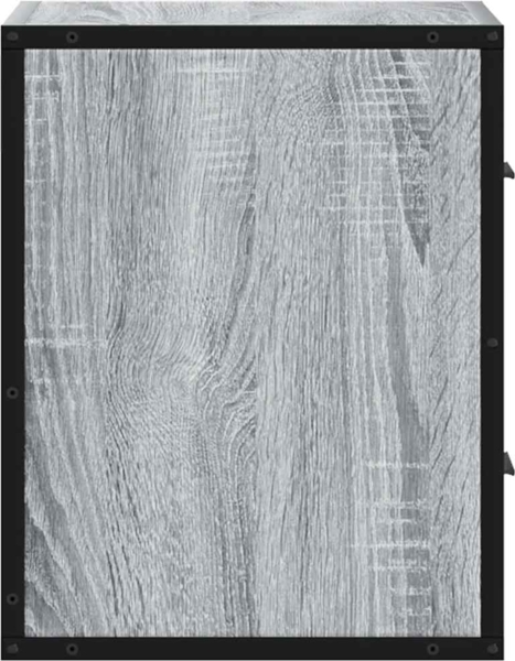 vidaXL Wand-Nachttisch Grau Sonoma 40x31x39,5 cm 848730 Bild 5